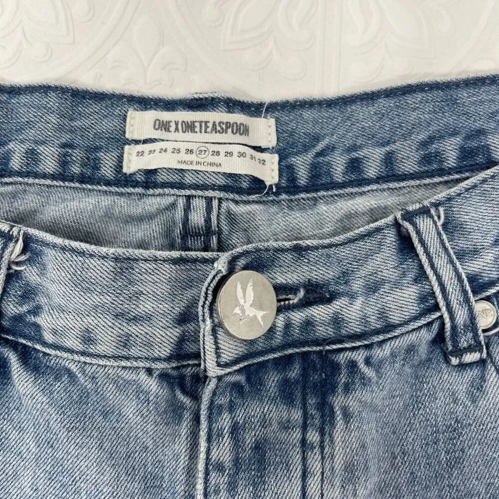 One Teaspoon Denim Shorts Sz 27